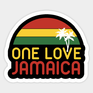 Jamaica One Love Sticker